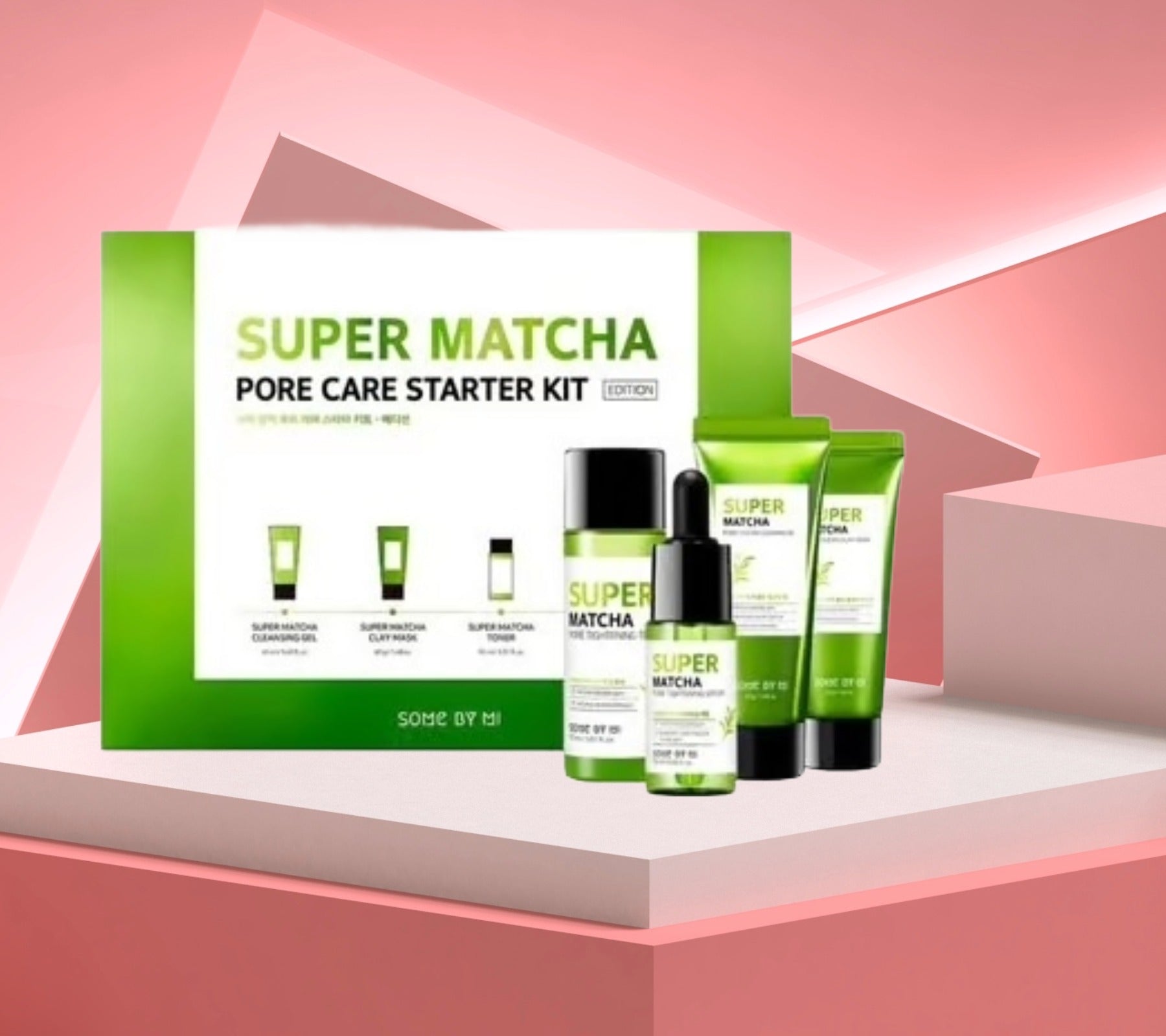 Some By Mi Super Matcha Pore Care Starter Kit Travelsized Gift Box