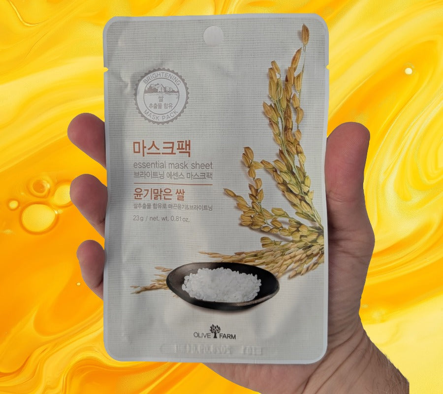 Olive Farm Essential Rice Extract Soothing Mask